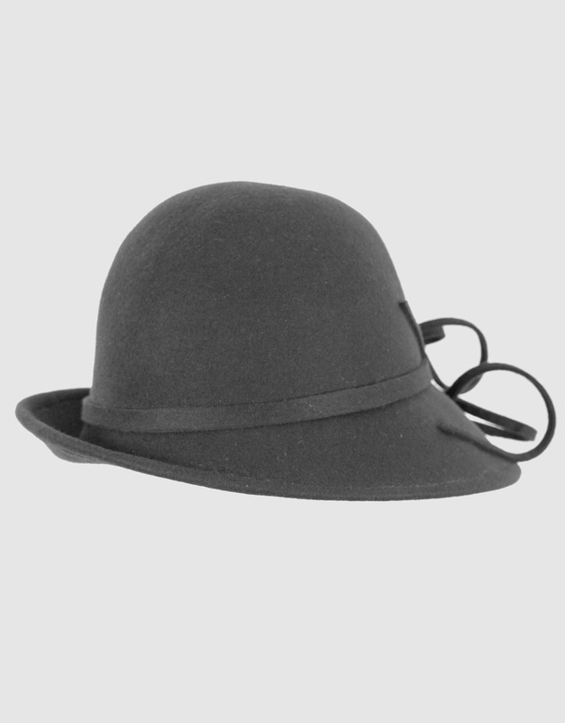 Max Alexander - Winter Felt Black Cloche Hat