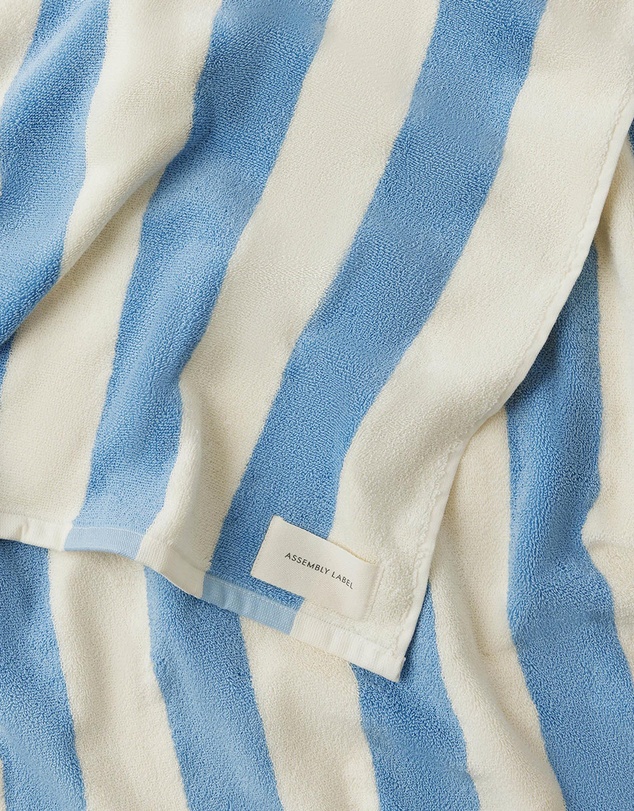 Assembly Label - Signature Stripe Beach Towel
