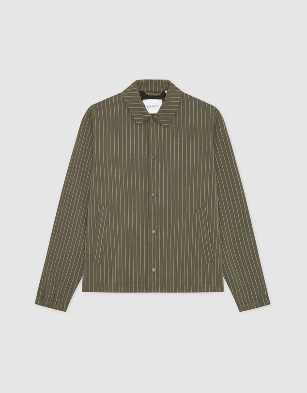Les Deux - Pinstripe Coach Jacket