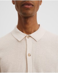 Country Road - Short Sleeve Cotton Linen Knit Shirt