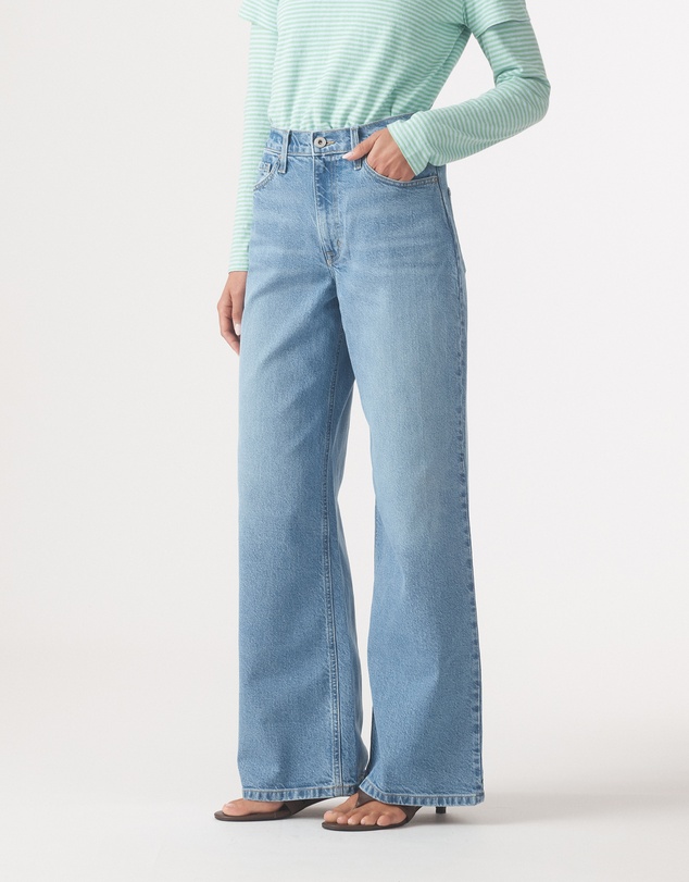 Outland Denim - Ellie High Wide Jeans