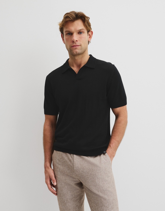Country Road - Australian Merino Short Sleeve Trophy Knit Polo