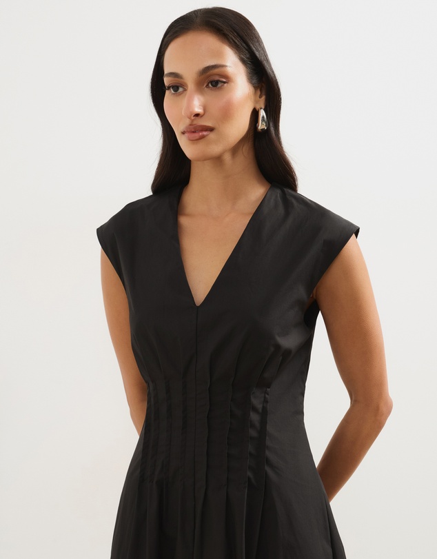 Atmos&Here - Lara Pintuck Midi Dress