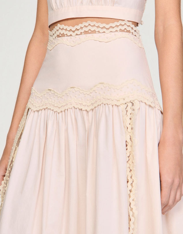 Sandro - Brune Asie Skirt