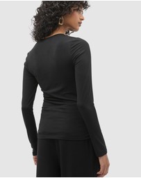 Seed Heritage - Twist Detail Layering Top