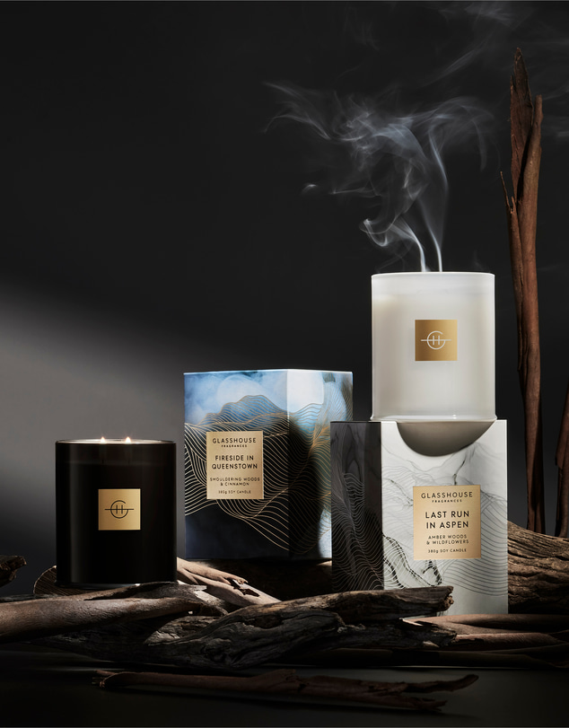 Glasshouse Fragrances - Fireside In Queenstown 380g Soy Candle