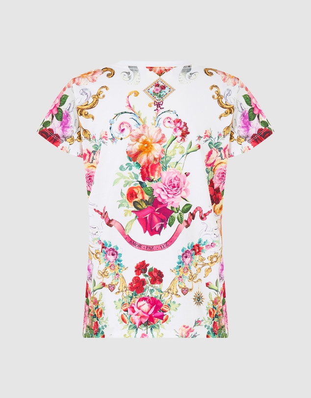 Camilla - Slim Fit Round Neck T-Shirt