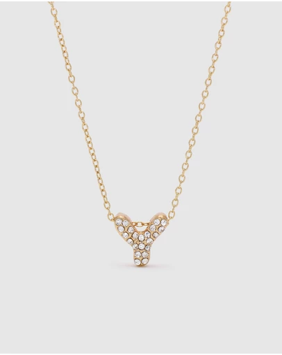 Seed Heritage - Initial Jewel Bubble Necklace