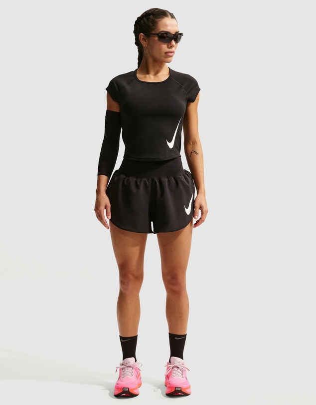 Nike - Tempo Swoosh Dri-FIT Cap-Sleeve Running Top