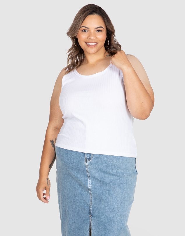 Love Your Wardrobe - Arial Rib Tank