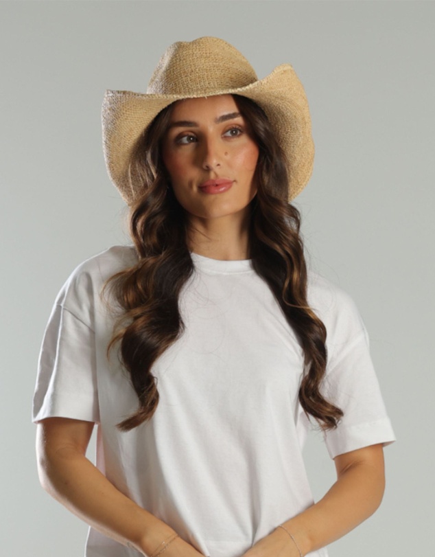 Morgan & Taylor - Rowyn Relaxed Cowboy Fedora in Natural