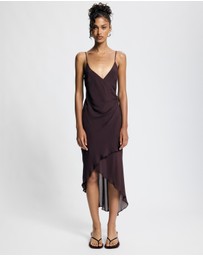 Lover - Phoebe Asymmetrical Midi Dress