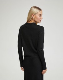 Oxford - Aggie Knitted Metallic Cardigan