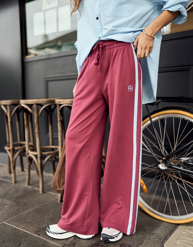 Ceres Life - Gigi Wide Leg Terry Trackpant