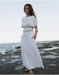 Forcast - Goulbury A-Line Midi Skirt
