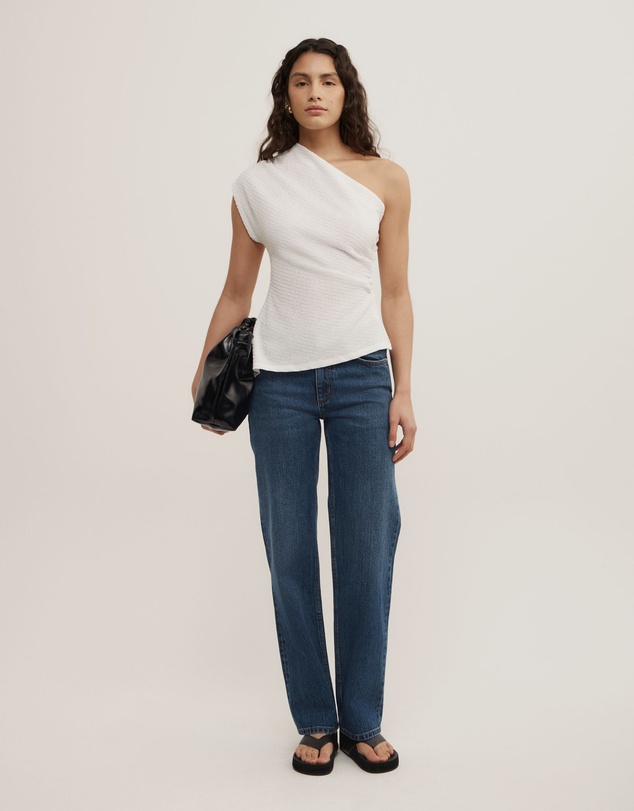 Witchery - One Shoulder Textured Top