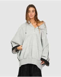 Belle & Bloom - Living by the Ocean Oversized Striped Hoodie