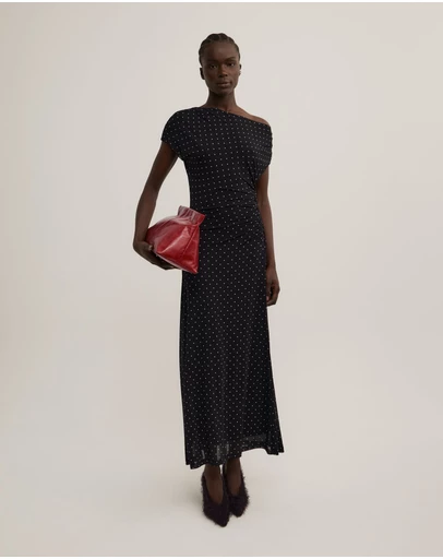 Witchery - Off Shoulder Mesh Dress