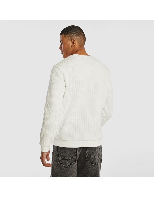 yd. - Tech Crew Neck Textured Sweatshirt
