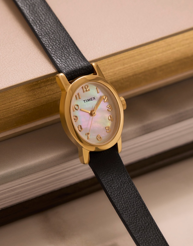 TIMEX - Cavatina 18mm Leather Strap Watch