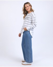 Foxwood - Classic Stripe Simplified Crew