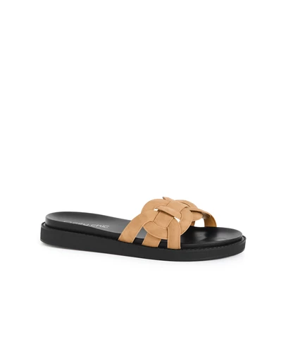 City Chic - WIDE FIT Star Weave Slide