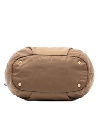 Pre-Loved by Azura Reborn - Pre-Loved Vitello Daino Trimmed Tessuto Satchel