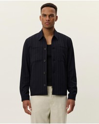 Les Deux - Marseille Pinstripe Hybrid Jacket