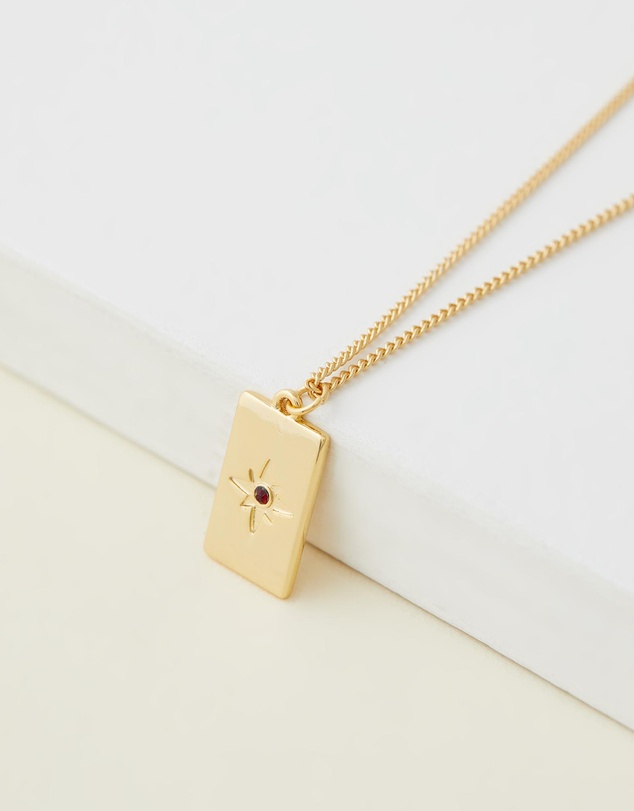 Zahar - January Birthstone Necklace