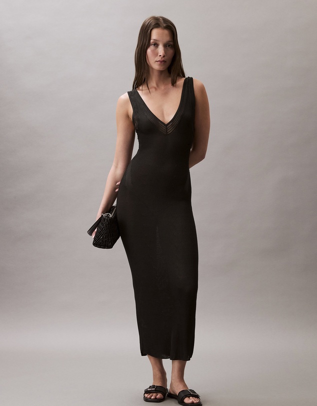 Calvin Klein - Knit Rib Sleeveless Dress