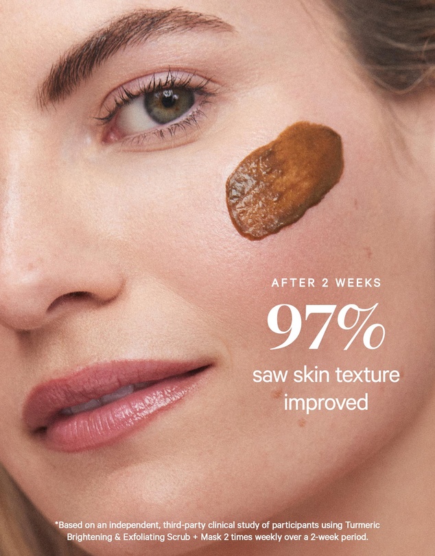 KORA Organics - Turmeric Brightening & Exfoliating Scrub + Mask 30mL