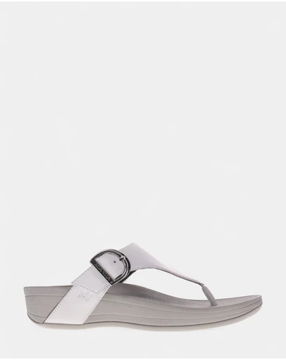 Mia Vita - Faith Toe Post Sandal - White