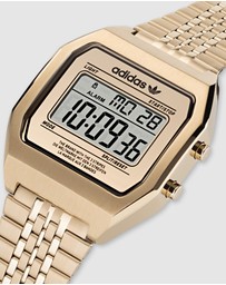 adidas Originals - Digital Two Gold Watch