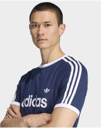 adidas Originals - 3-Stripes Slim Ringer T-Shirt Mens