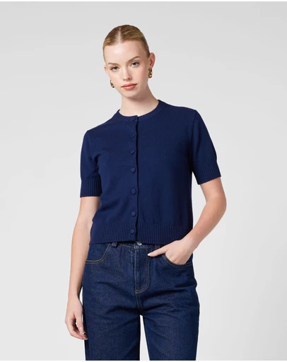 MVN - Short Sleeve Cardigan
