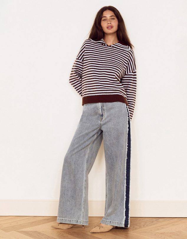 MINKPINK - Tate Contrast Denim Jeans