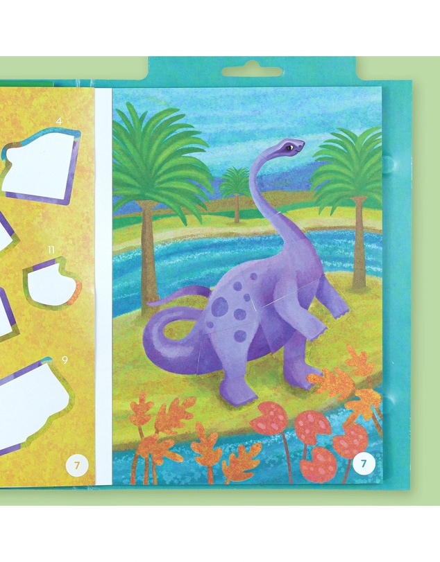 Tiger Tribe - Sticker By Numbers - Dinosaurs