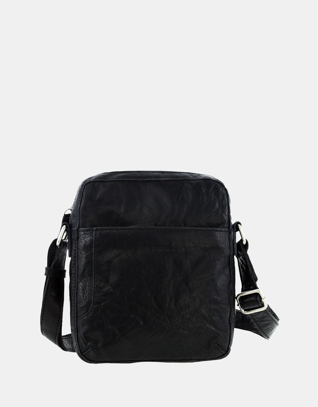 Pierre Cardin - Pierre Cardin Rustic Leather Cross Body/Tablet Bag