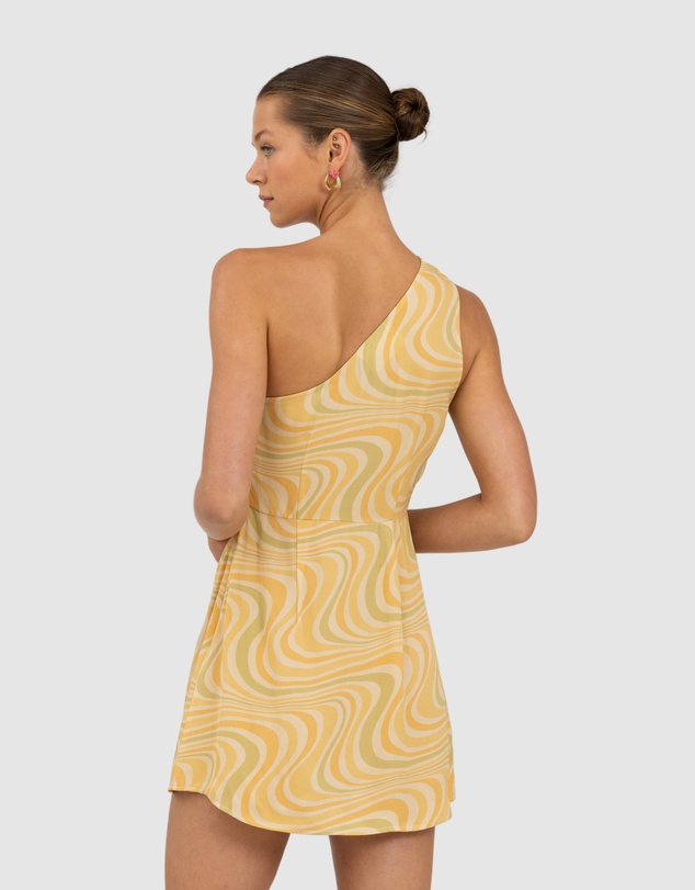 The Wolf Gang - Montana One Shoulder Mini Dress