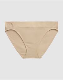 Lauren by Ralph Lauren - Lauren Seamless Recycled Jersey High Leg Bikini Brief