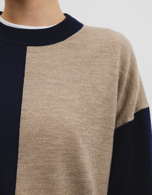 Country Road - Colour Block Merino Knit