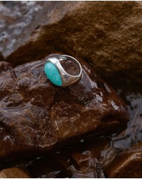Najo - Emergence Amazonite Silver Ring