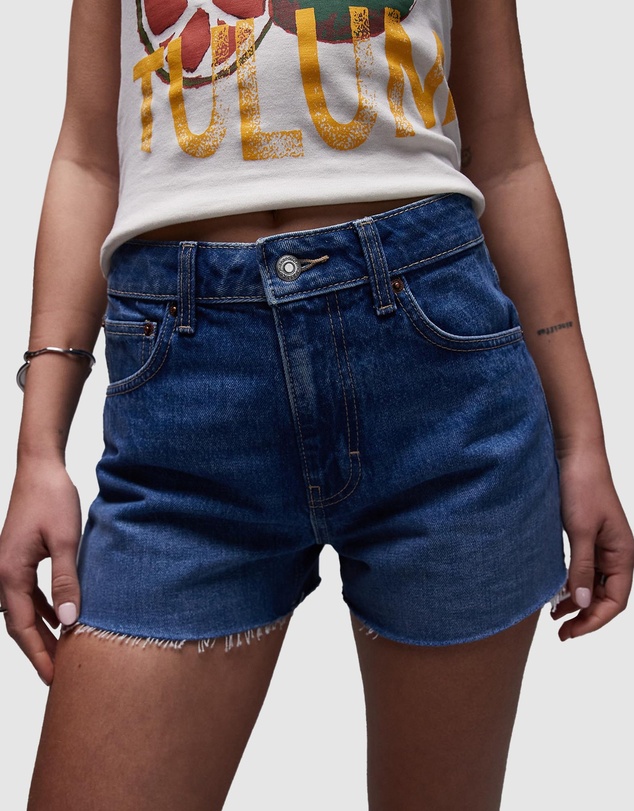 TOPSHOP - Denim A-Line Shorts
