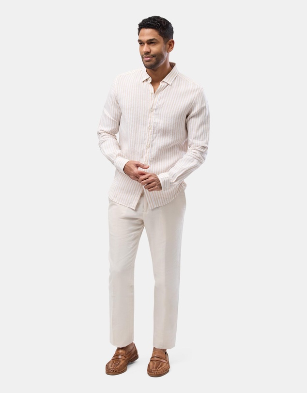 Brooksfield - Linen Casual Shirt