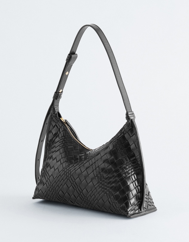 & Other Stories - Interwoven Leather Crossbody Bag