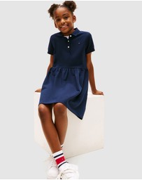 Tommy Hilfiger - Short Sleeve Polo Dress - Kids