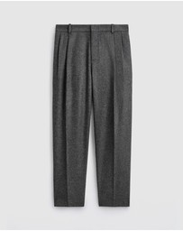 COS - Pleated Wool Relaxed-Fit Straight-Leg Trousers