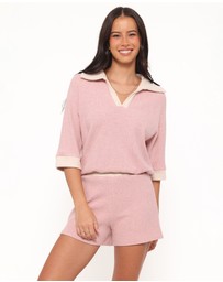 Petal & Pup - Greta Knitted Short Set - Pink