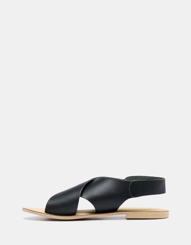 Just Because - Cleo Leather Slingback Flats