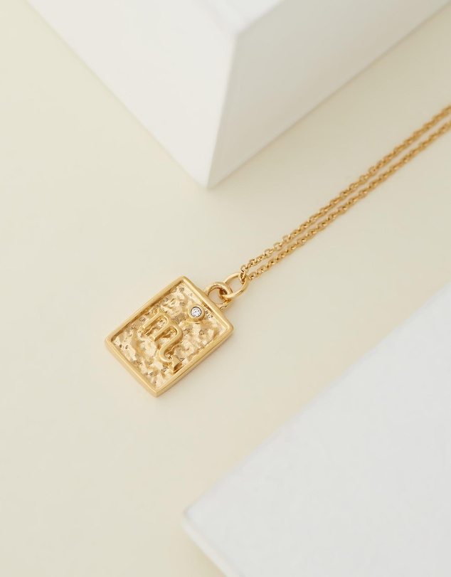 Carly Paiker - Scorpio Star Sign Zodiac Tag Necklace